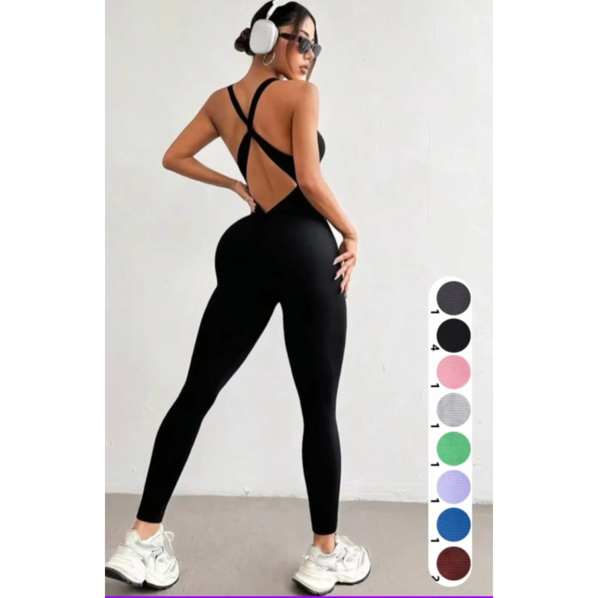 Catsuit cruzado