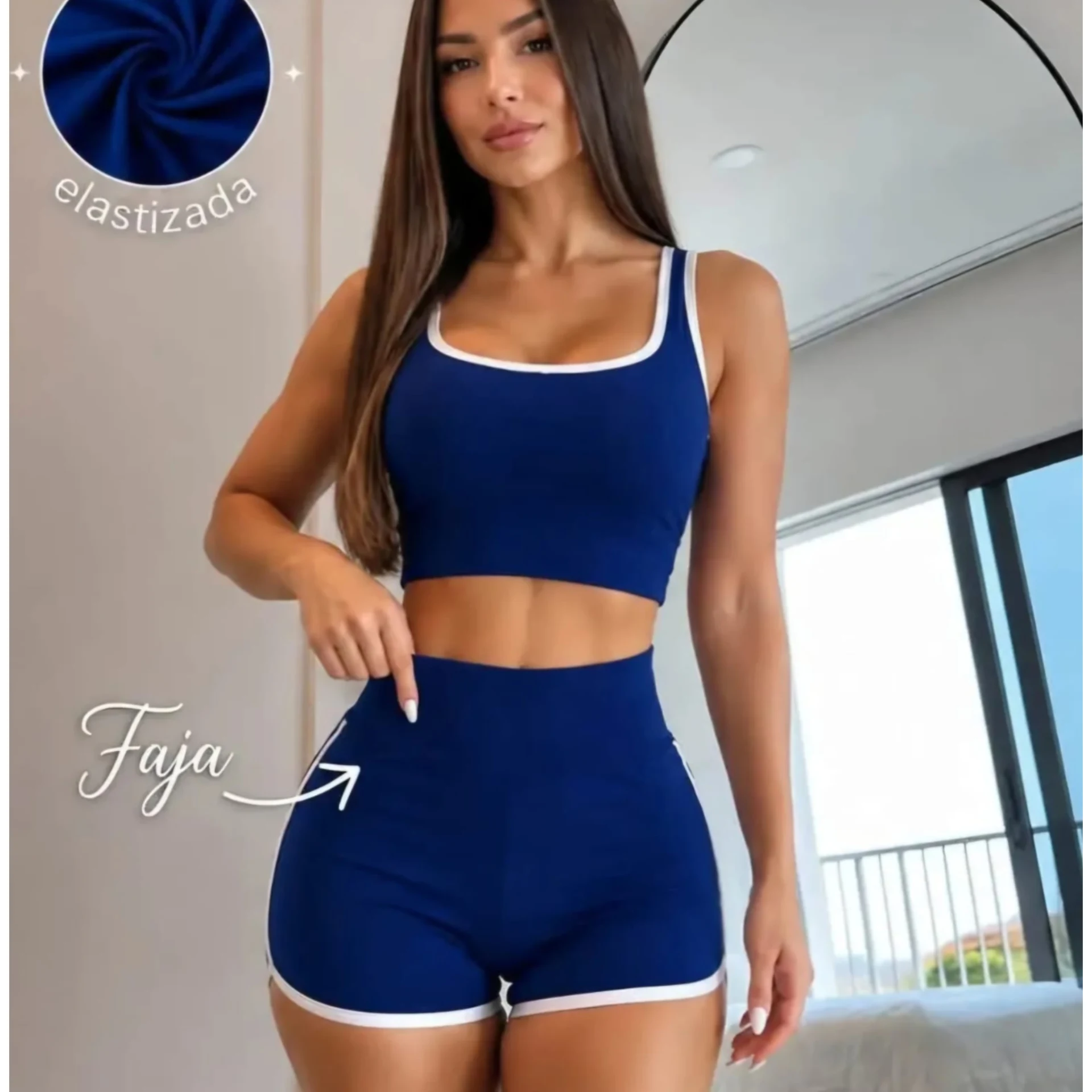 Set mini short+ musculosa