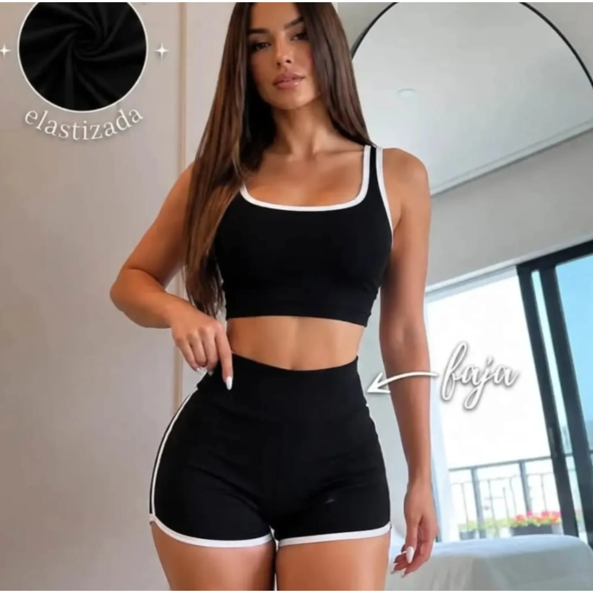 Set mini short+ musculosa