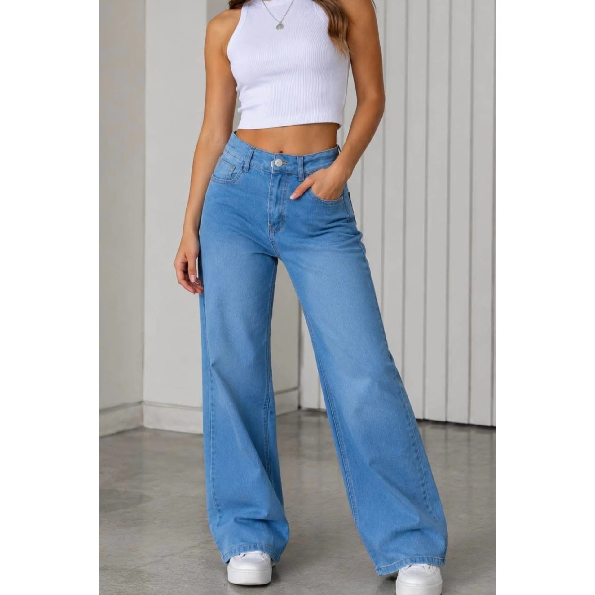 Wide leg localizado