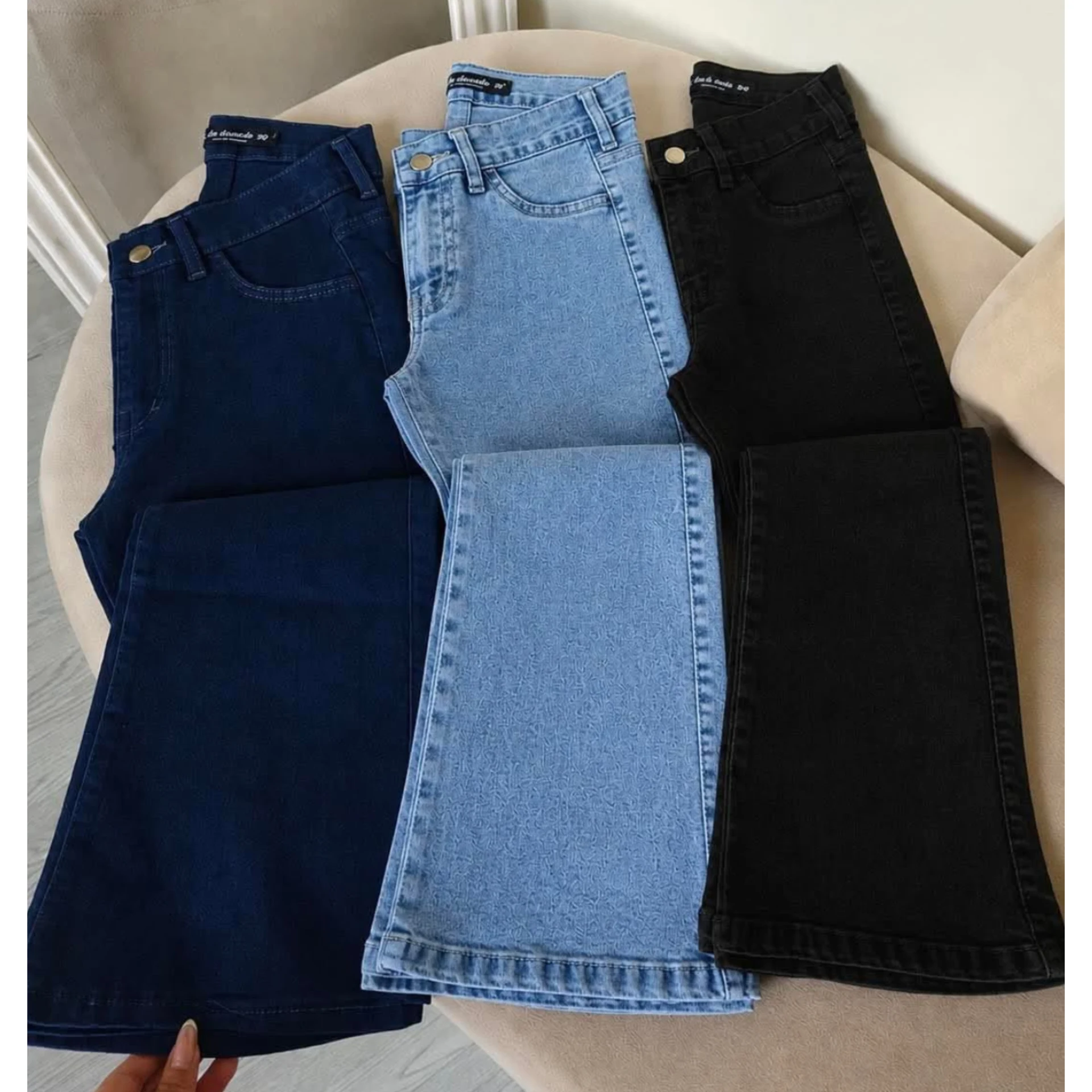 Jeans Oxford elastizado