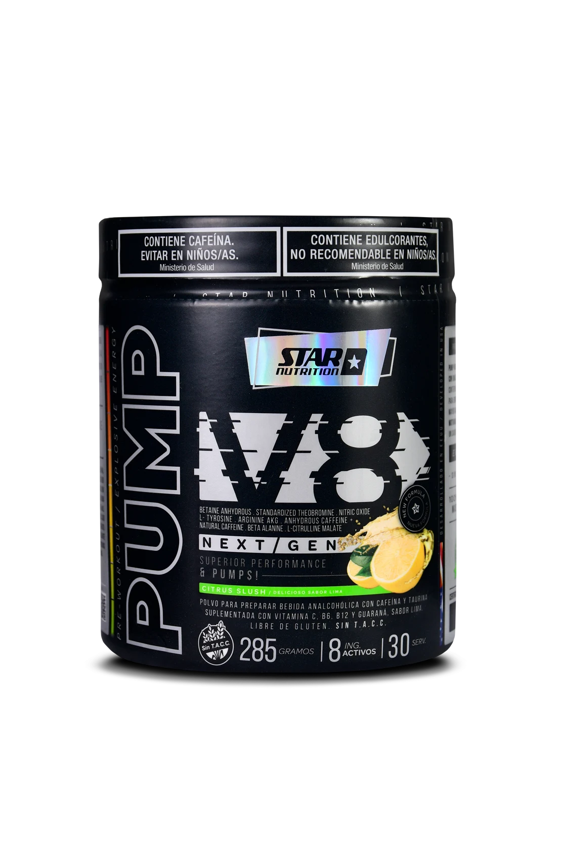 Pre entreno V8 285grs Star nutrición