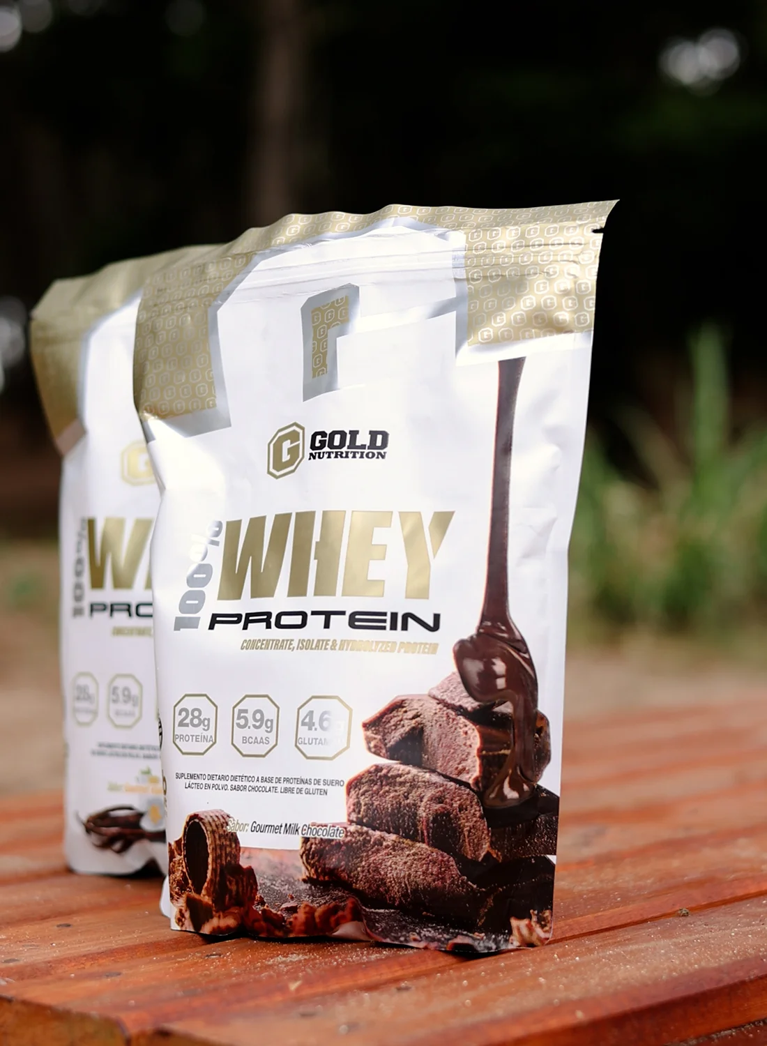 100% Whey proteín gold nutrición doy pack 910grs